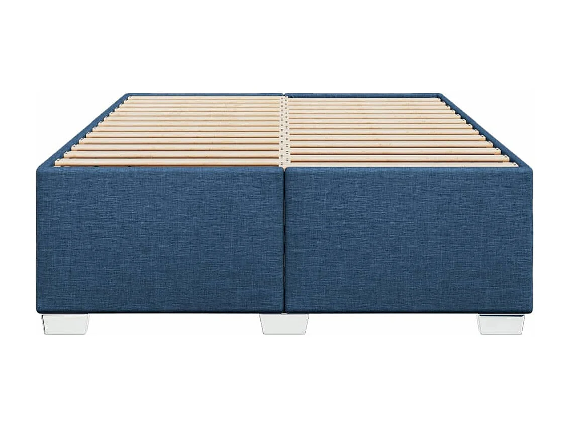 Bedframe zonder matras stof blauw 140x190 cm