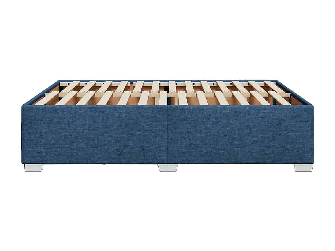 Bedframe zonder matras stof blauw 140x190 cm
