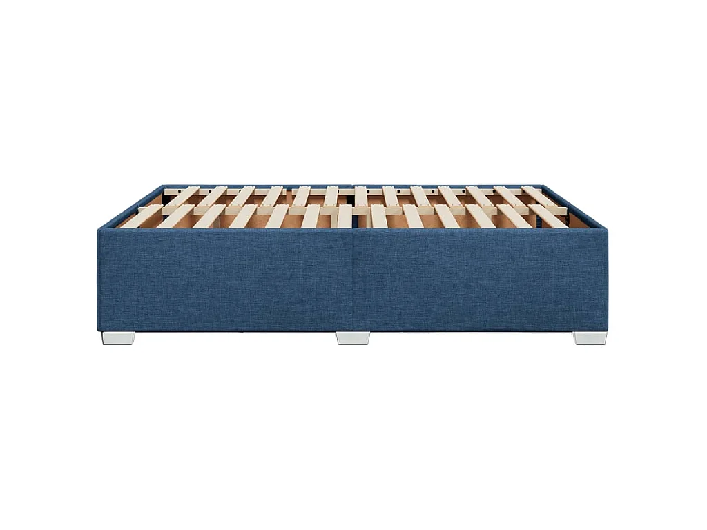 Bedframe zonder matras stof blauw 140x190 cm