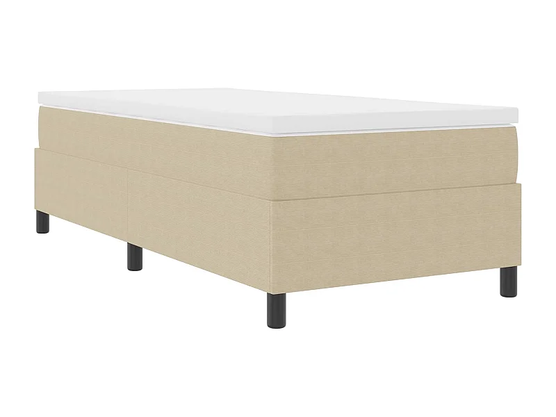 Struttura letto piattaforma Grigio Verde 90 x 200 cm Tessuto
