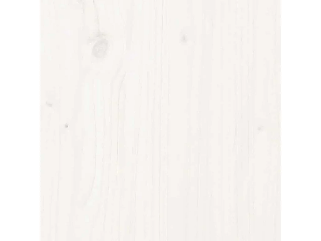 Cadre de lit sans matelas blanc 90x190 cm bois de pin massif