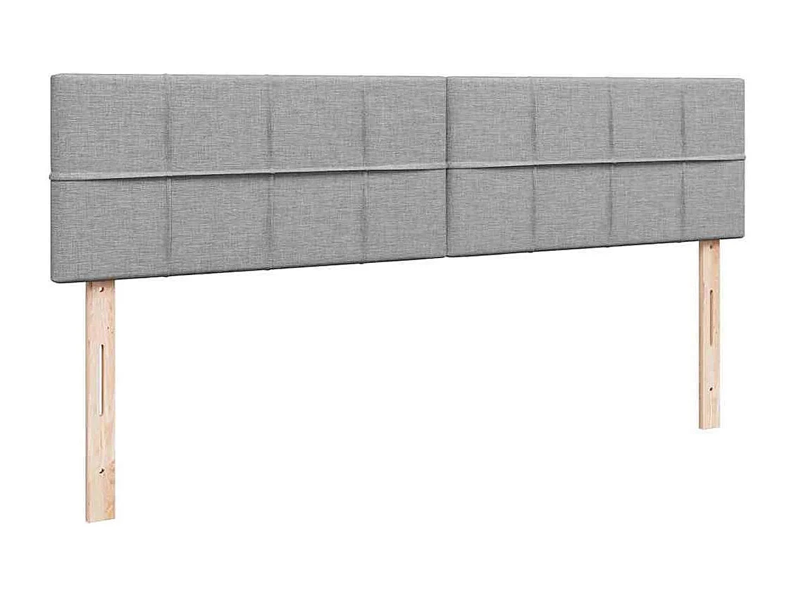 Struttura Letto Pouf con Materassi 160x200 cm in Tessuto