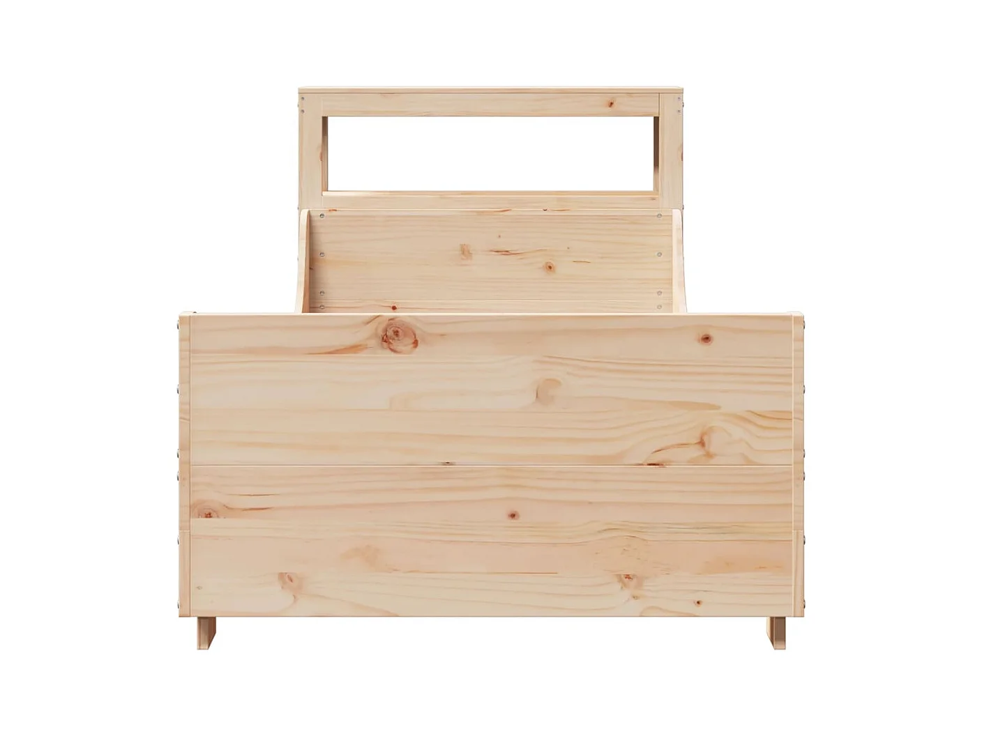 Cadre de lit sans matelas 90x200 cm bois de pin massif