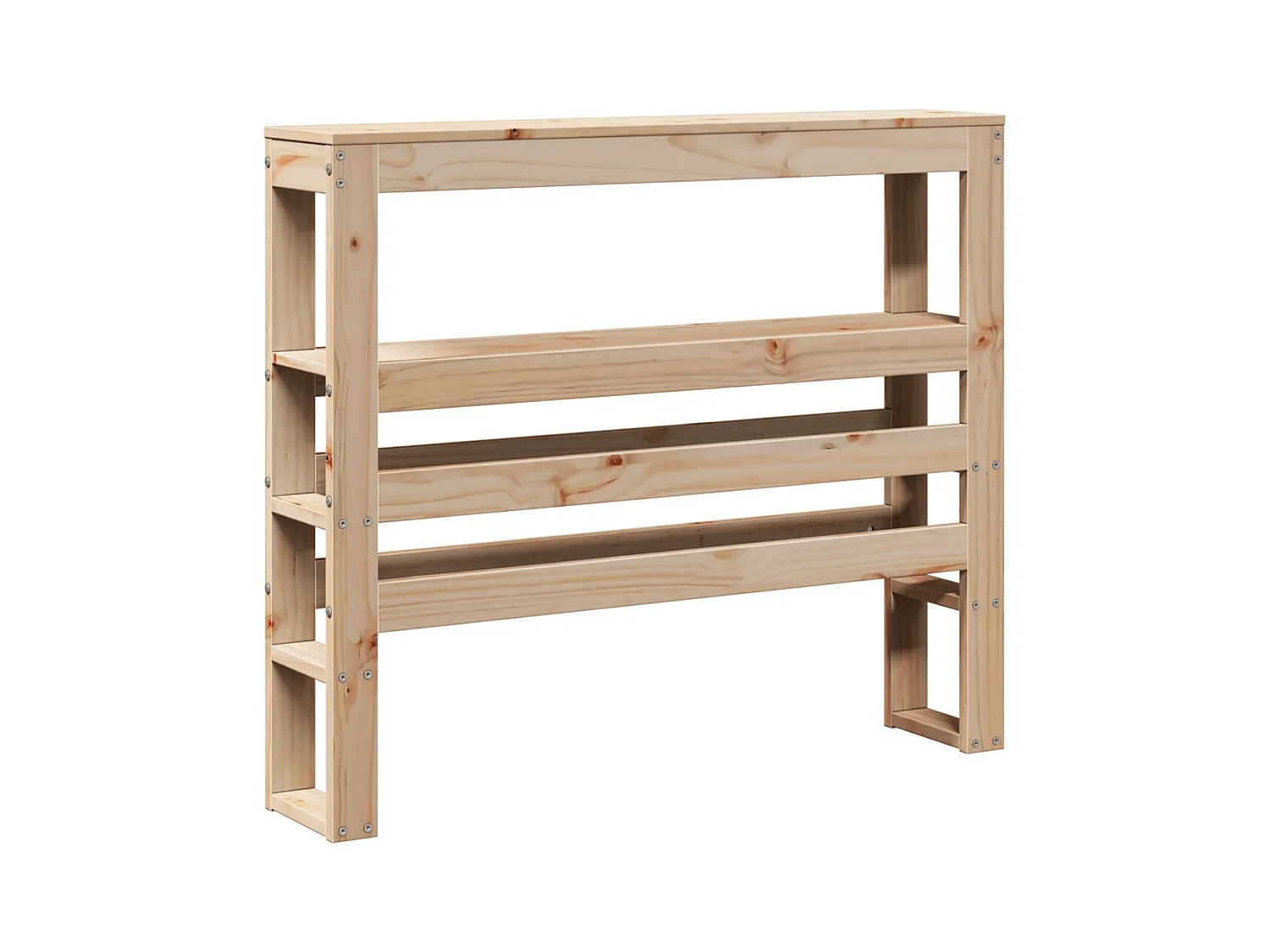 Cadre de lit sans matelas 90x200 cm bois de pin massif