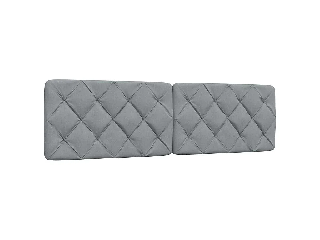 Bedframe zonder matras stof lichtgrijs 180x200 cm