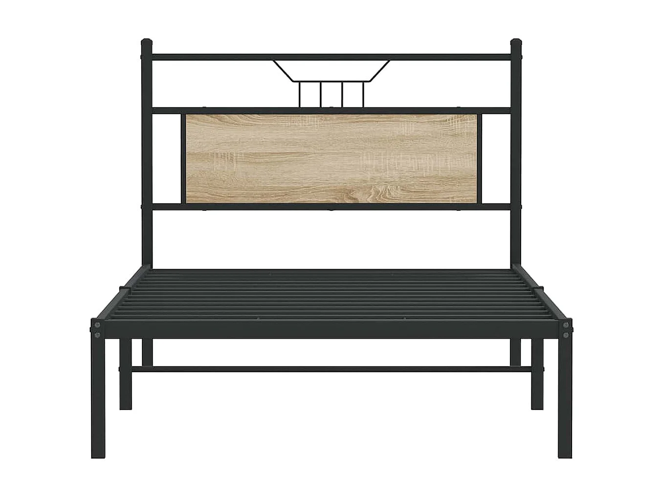 Cadre de lit sans matelas chêne sonoma 100x200 cm