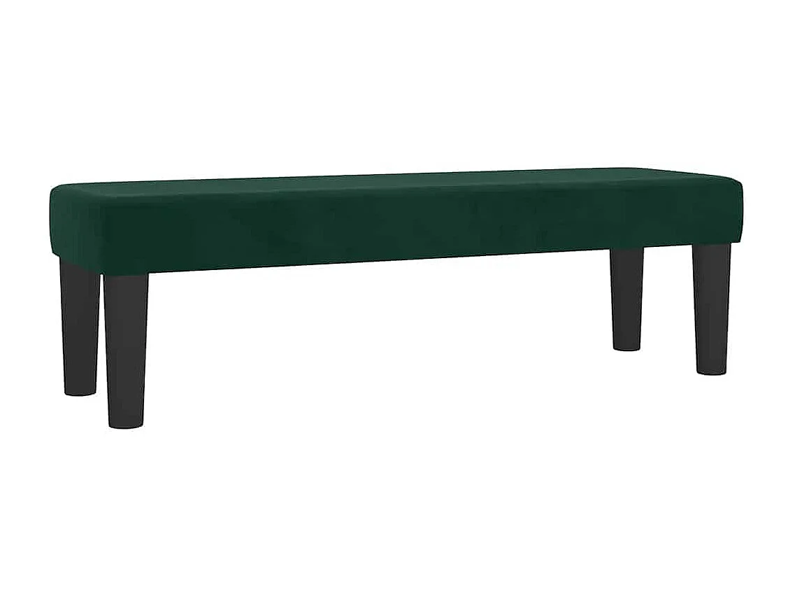 Sommier à lattes de lit et matelas Vert foncé 160x200cm Velours