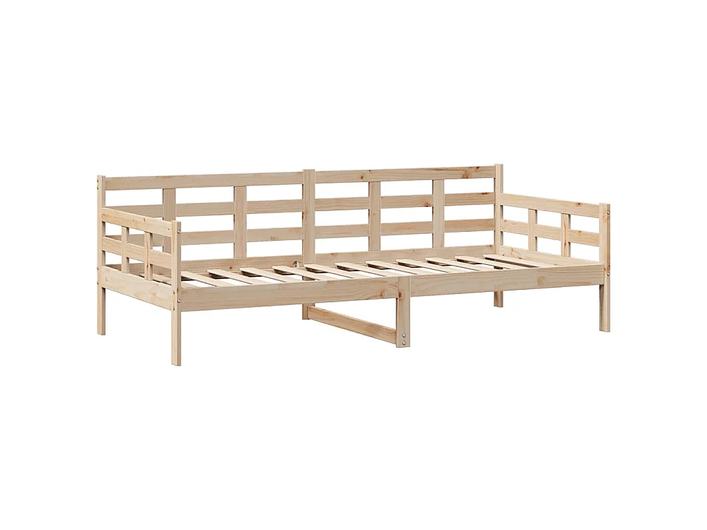 Dormeuse con Cassetti 90x190 cm in Legno Massello Pino