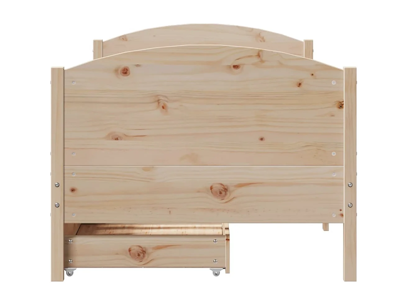 Cadre de lit sans matelas 90x190 cm bois de pin massif