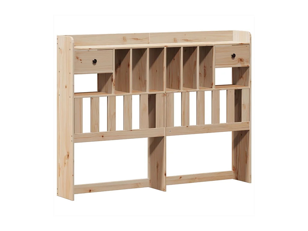 Cadre de lit sans matelas 140x190 cm bois de pin massif