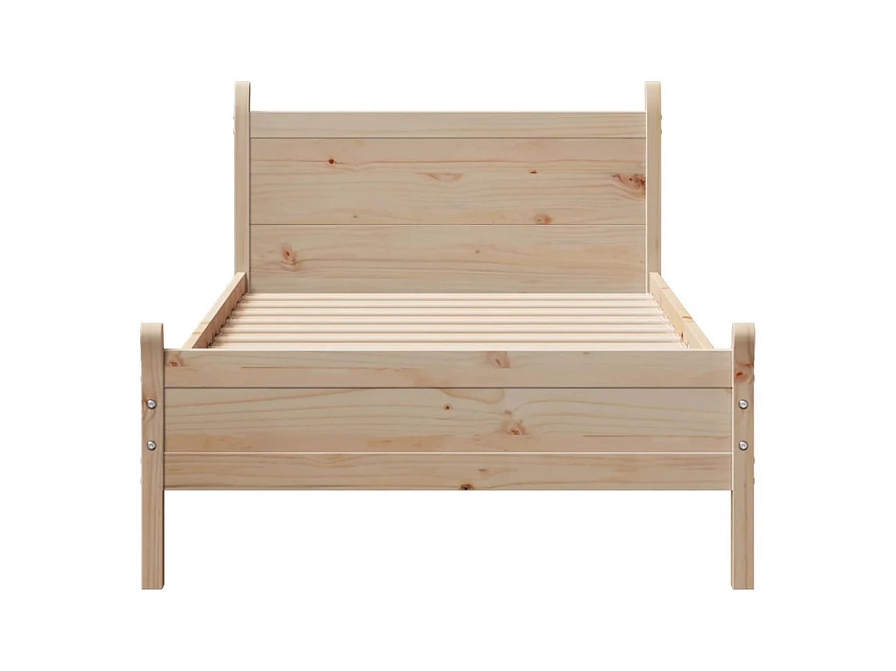 Bedframe zonder matras massief grenenhout 90x190 cm