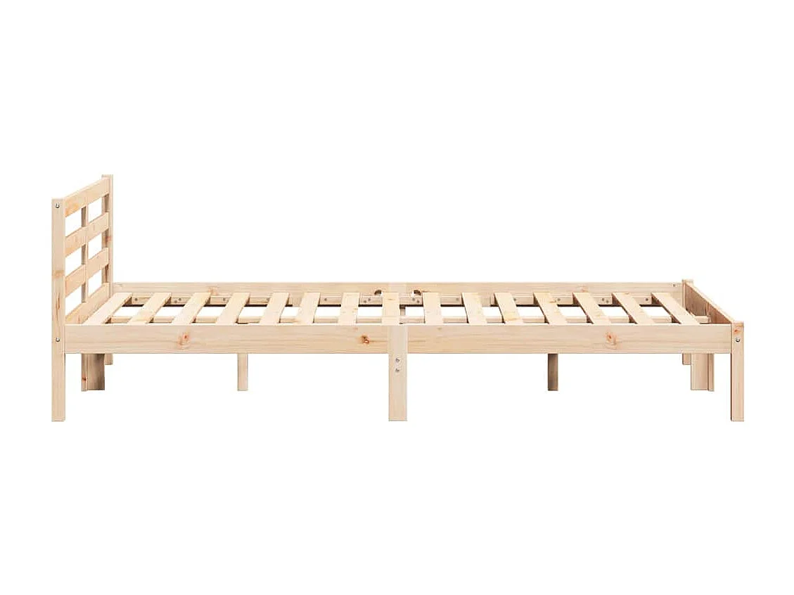 Struttura del letto Marrone 215,5 x 145,5 x 69,5 cm