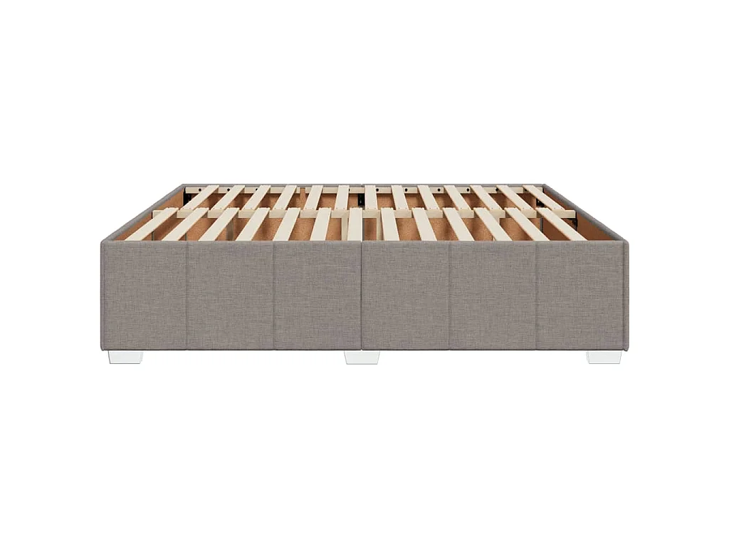 Bedframe zonder matras stof taupe 180x200 cm