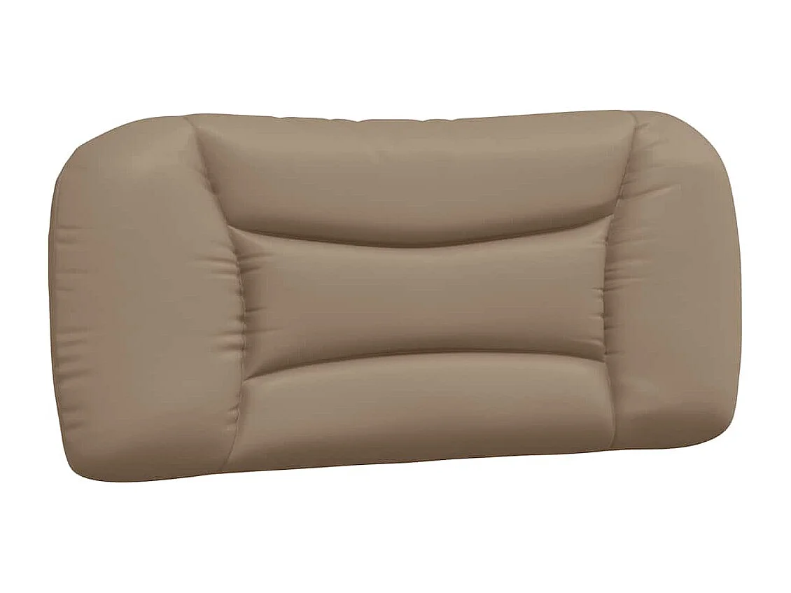 Bettgestell ohne Matratze "Hvar" Cappuccino-Braun 90x190 cm Kunstleder