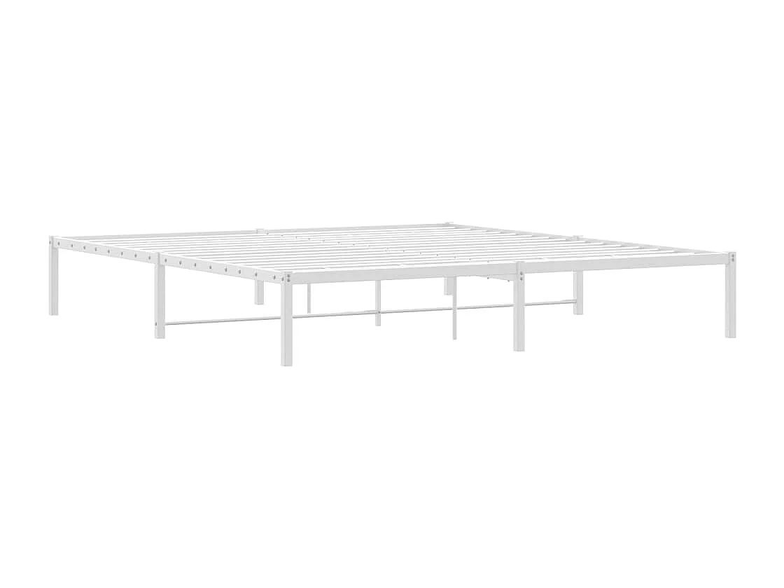 Bedframe metaal wit 180x200 cm