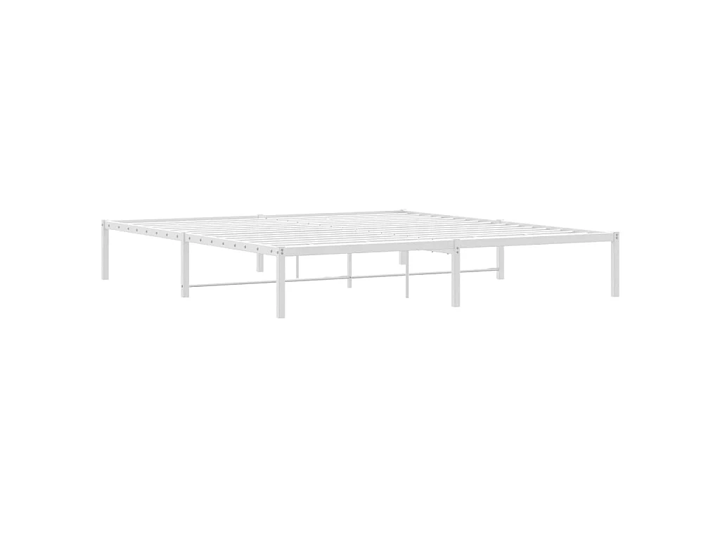 Bedframe metaal wit 180x200 cm