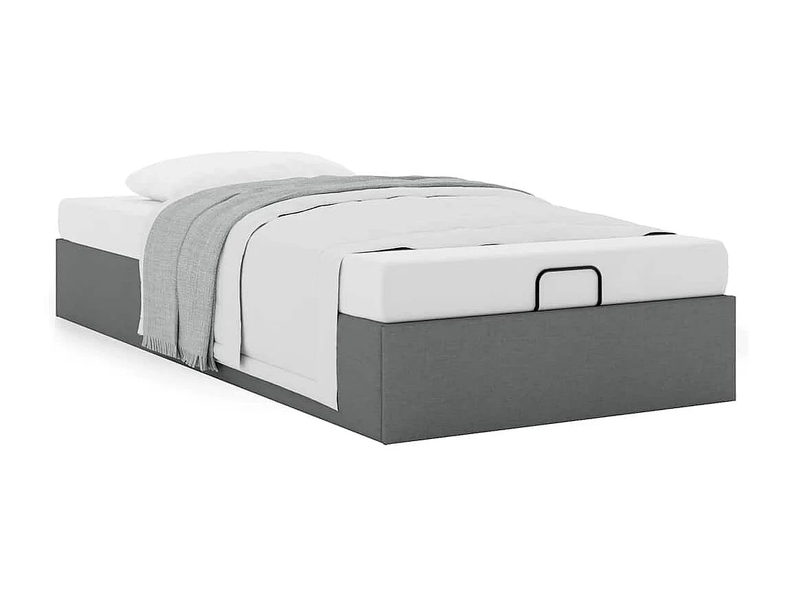 Struttura Letto Pouf senza Materasso 90x200 cm in Tessuto