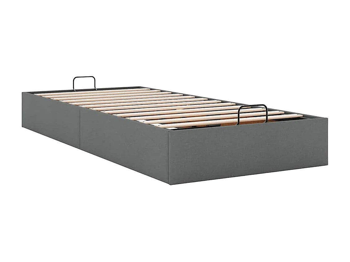 Struttura Letto Pouf senza Materasso 90x200 cm in Tessuto
