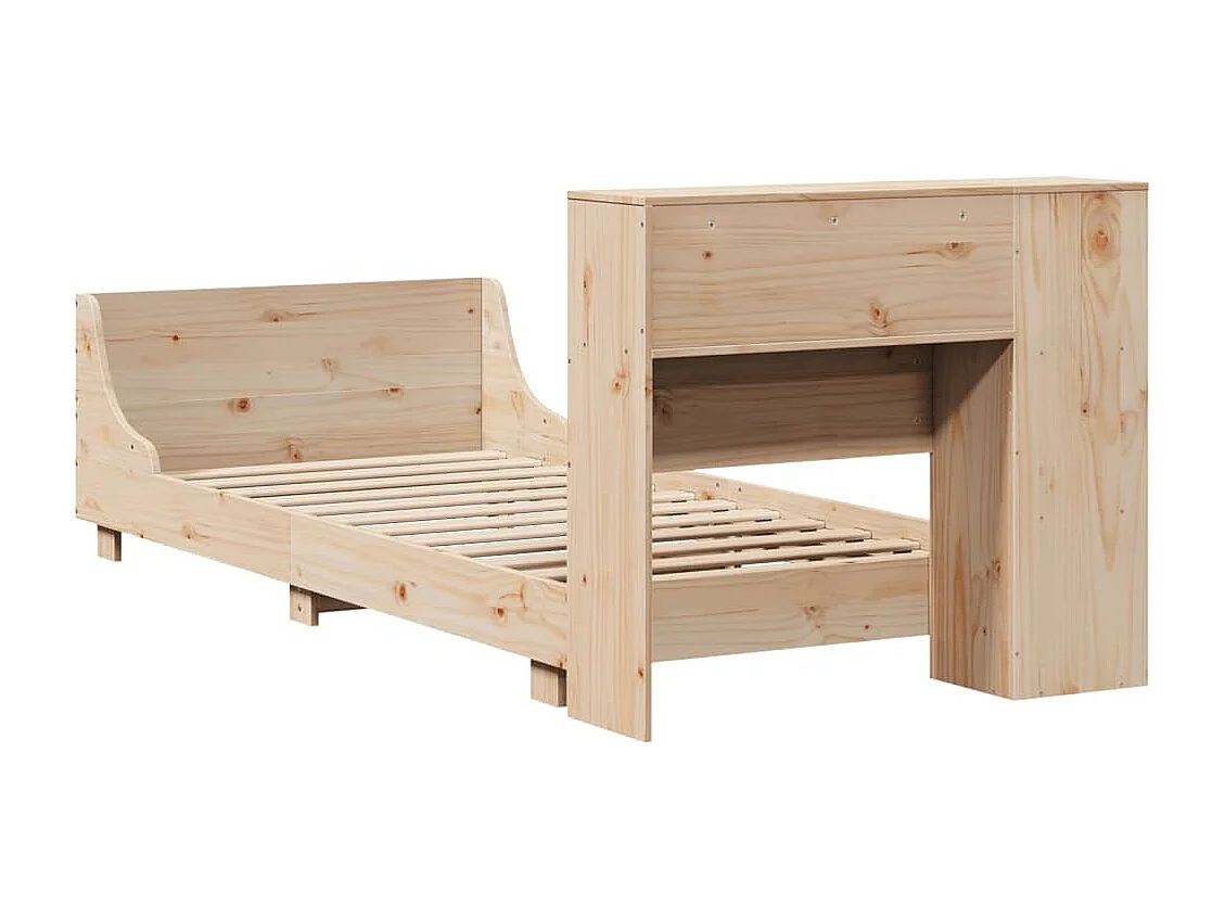 Bedframe zonder matras massief grenenhout 100x200 cm