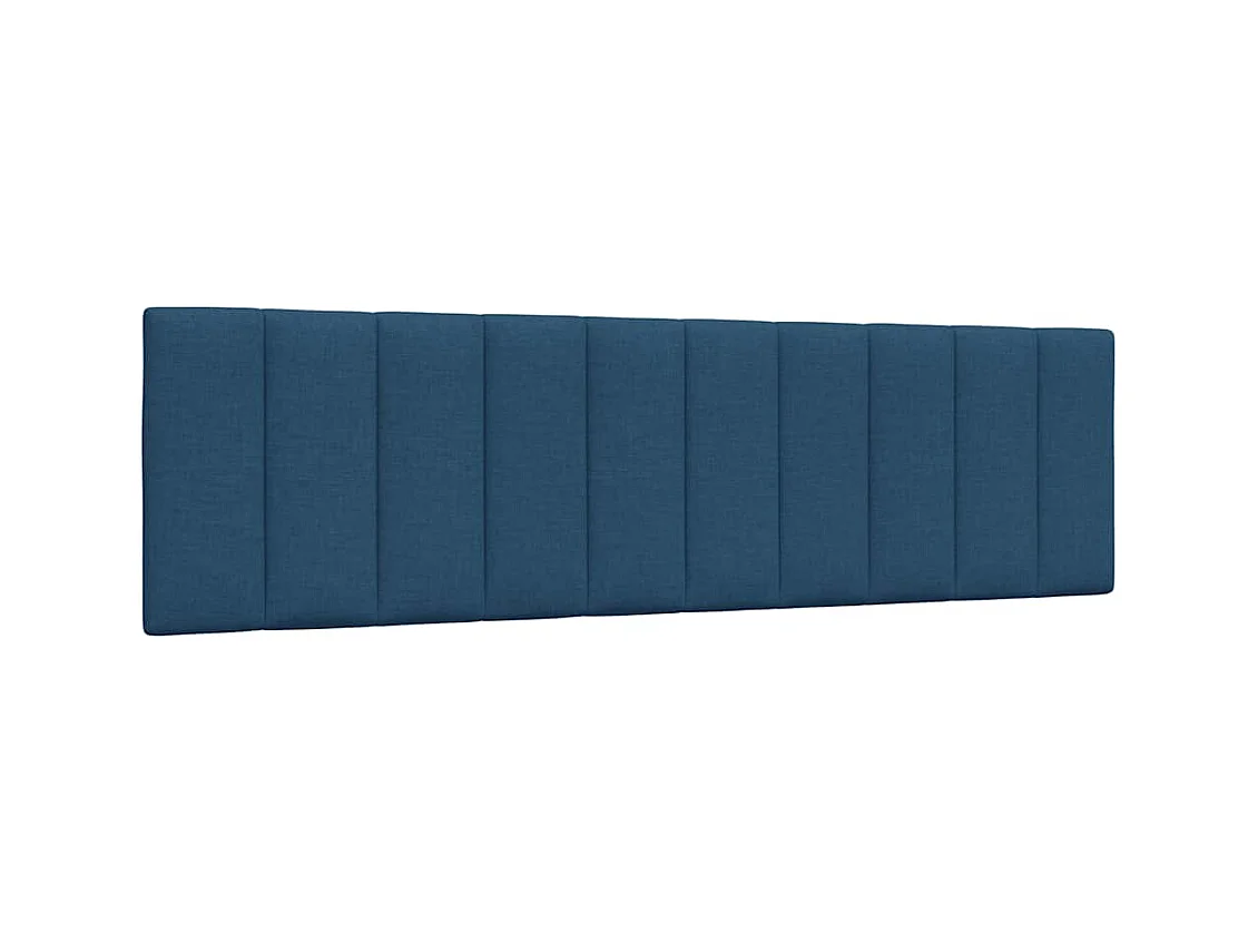 Bett mit Matratze "Hanko" Blau 180x200 cm Stoff