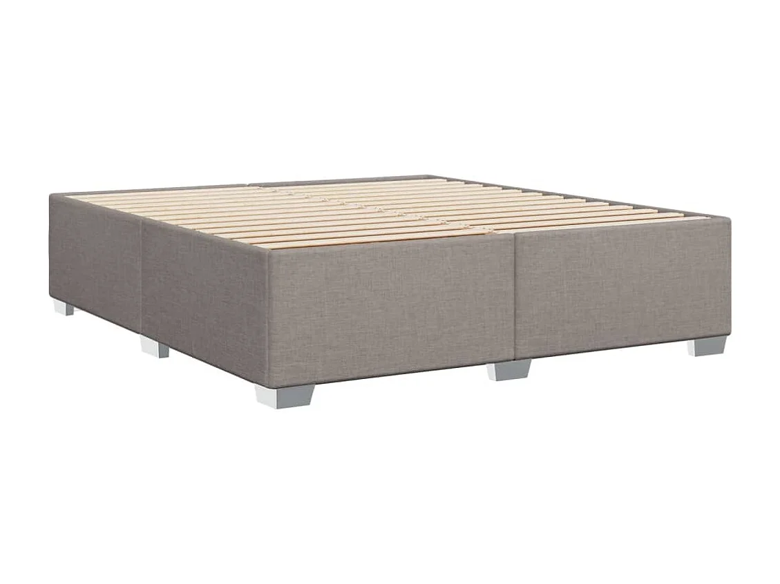 Bedframe zonder matras stof taupe 180x200 cm