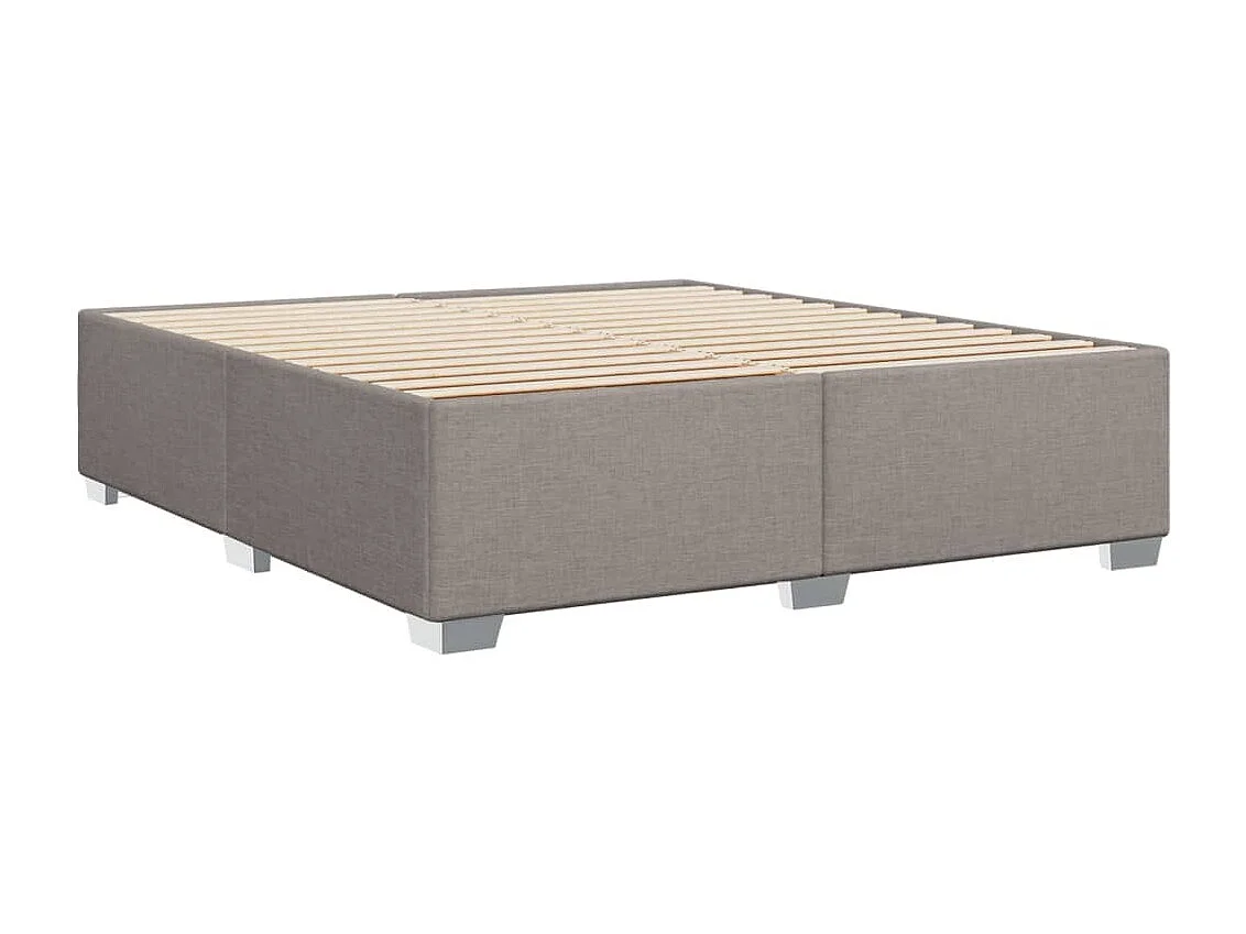 Bedframe zonder matras stof taupe 180x200 cm