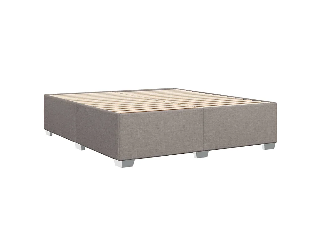 Bedframe zonder matras stof taupe 180x200 cm