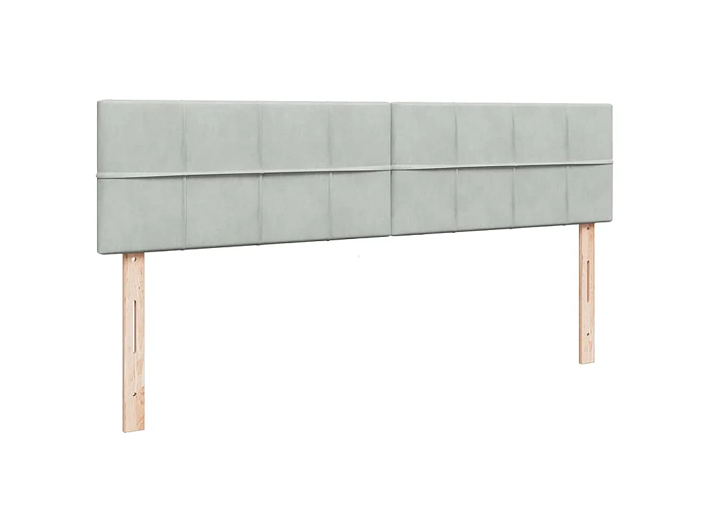 Estructura de cama otomana con colchón gris claro 160x200cm