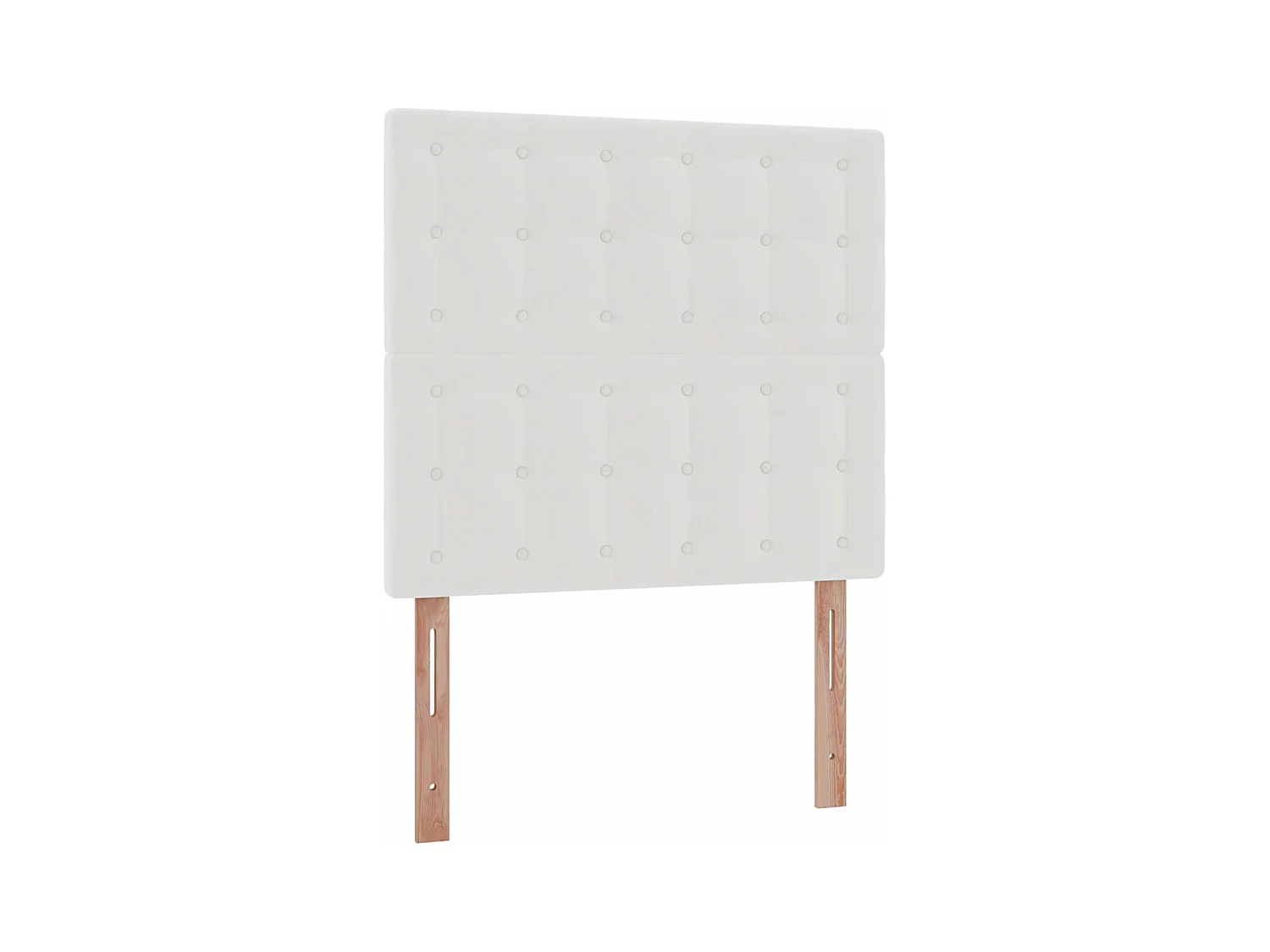 Ottoman-Bett mit Matratze & LEDs Weiß 100x200 cm Kunstleder