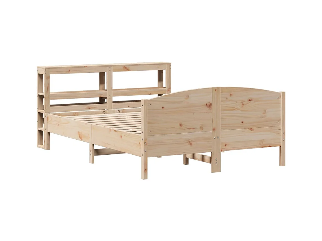 Cadre de lit sans matelas 160x200 cm bois massif de pin