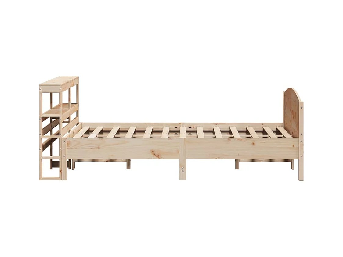 Cadre de lit sans matelas 160x200 cm bois massif de pin