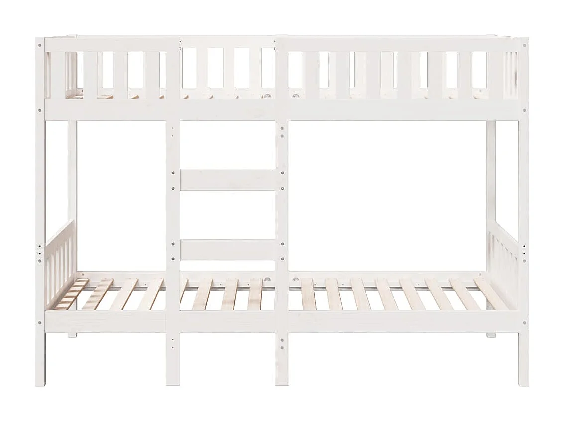 Beliche 90x200 cm madeira de pinho maciça branco