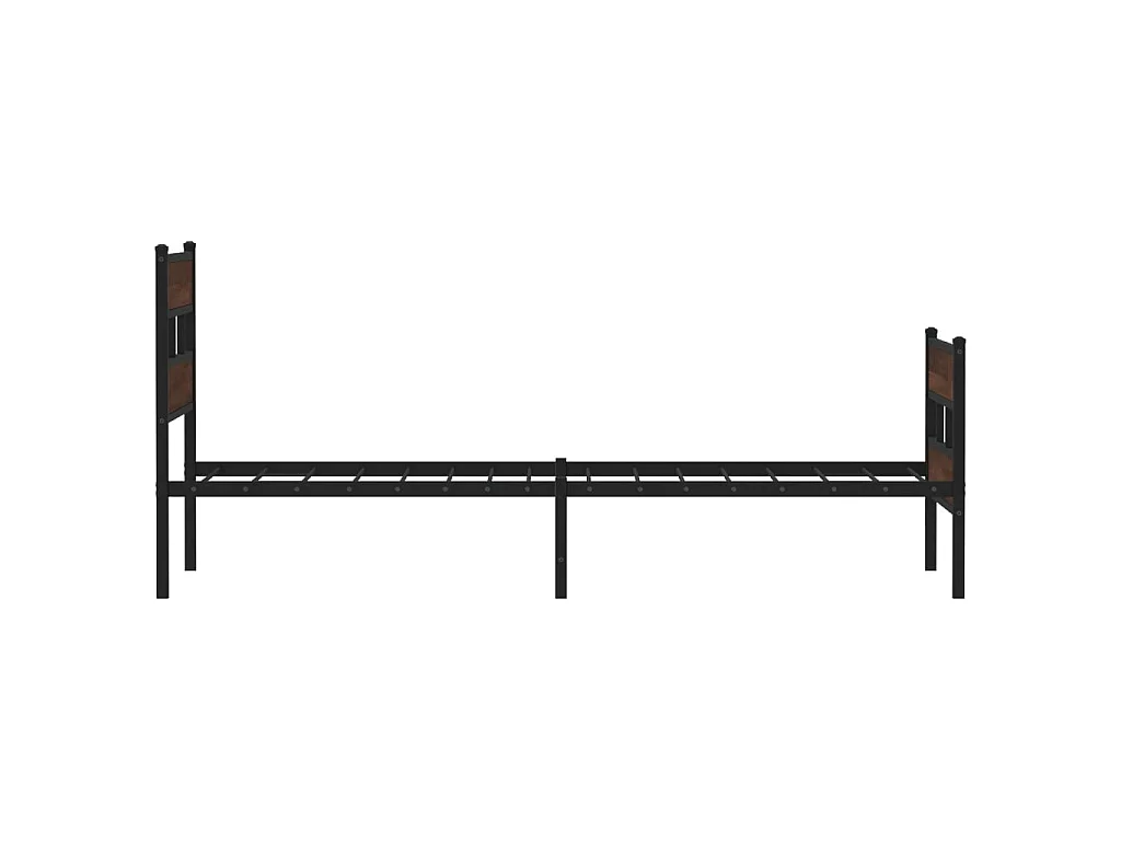 Cadre de lit sans matelas avec tête de lit pied de lit 90x200cm