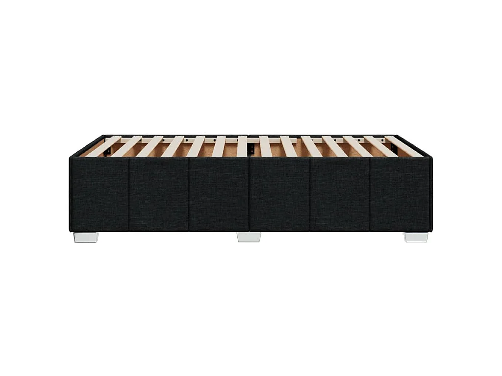 Bedframe zonder matras 90x190 cm stof zwart