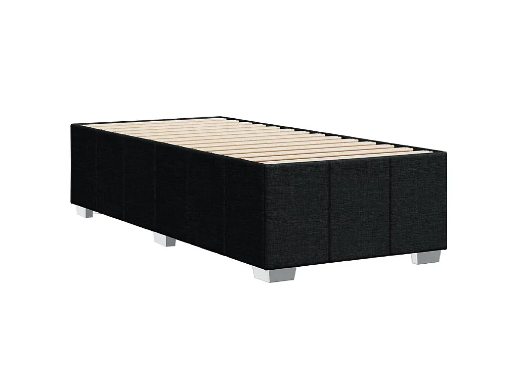 Bedframe zonder matras 90x190 cm stof zwart