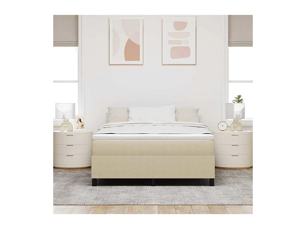 Letto a molle Grigio Verde 160 x 200 cm