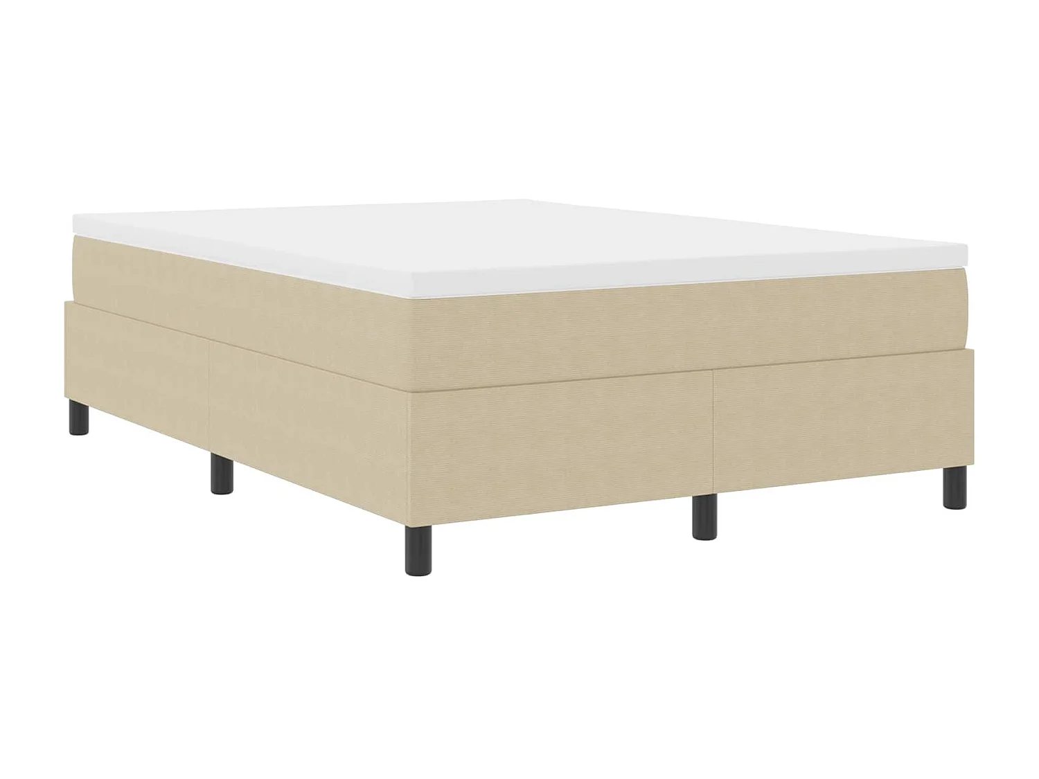 Cadre de lit plateforme Vert gris 160 x 200 cm tissu