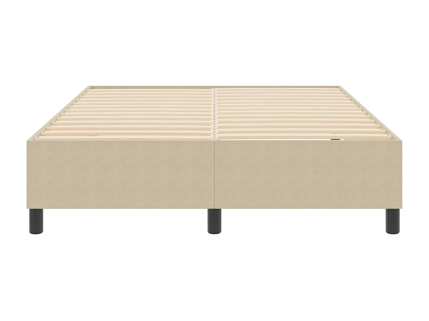 Cadre de lit plateforme Vert gris 160 x 200 cm tissu