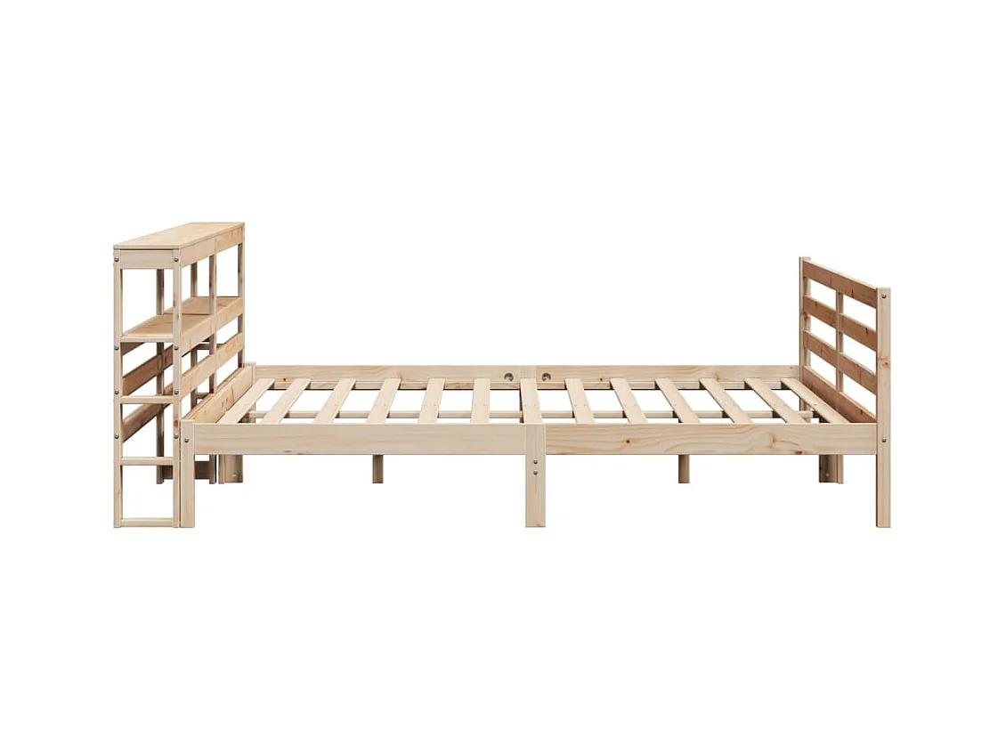 Cadre de lit sans matelas 180x200 cm bois massif de pin