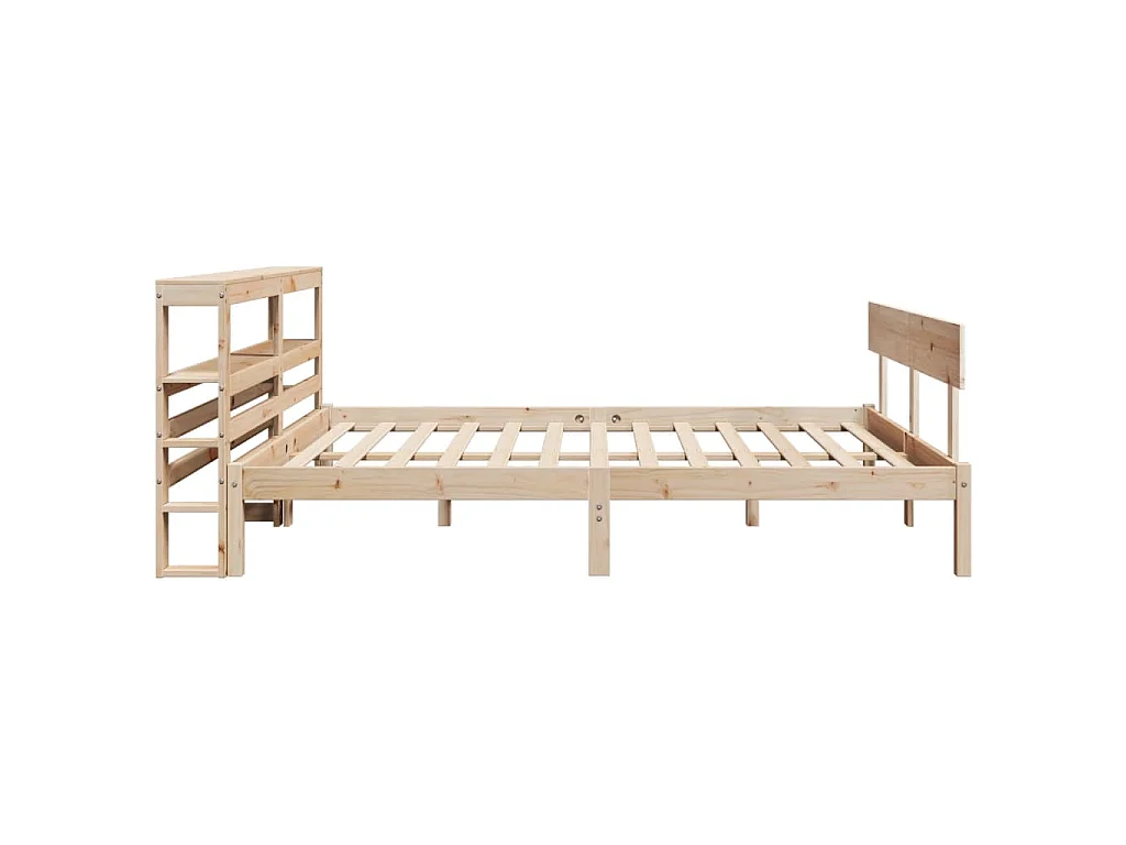 Bedframe zonder matras massief grenenhout 160x200 cm