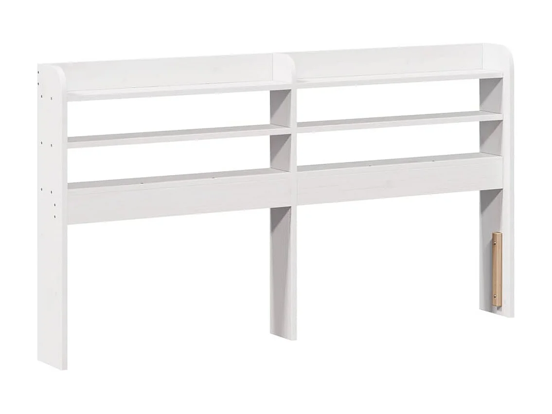 Giroletto con Testiera senza Materasso Bianco 140x200 cm