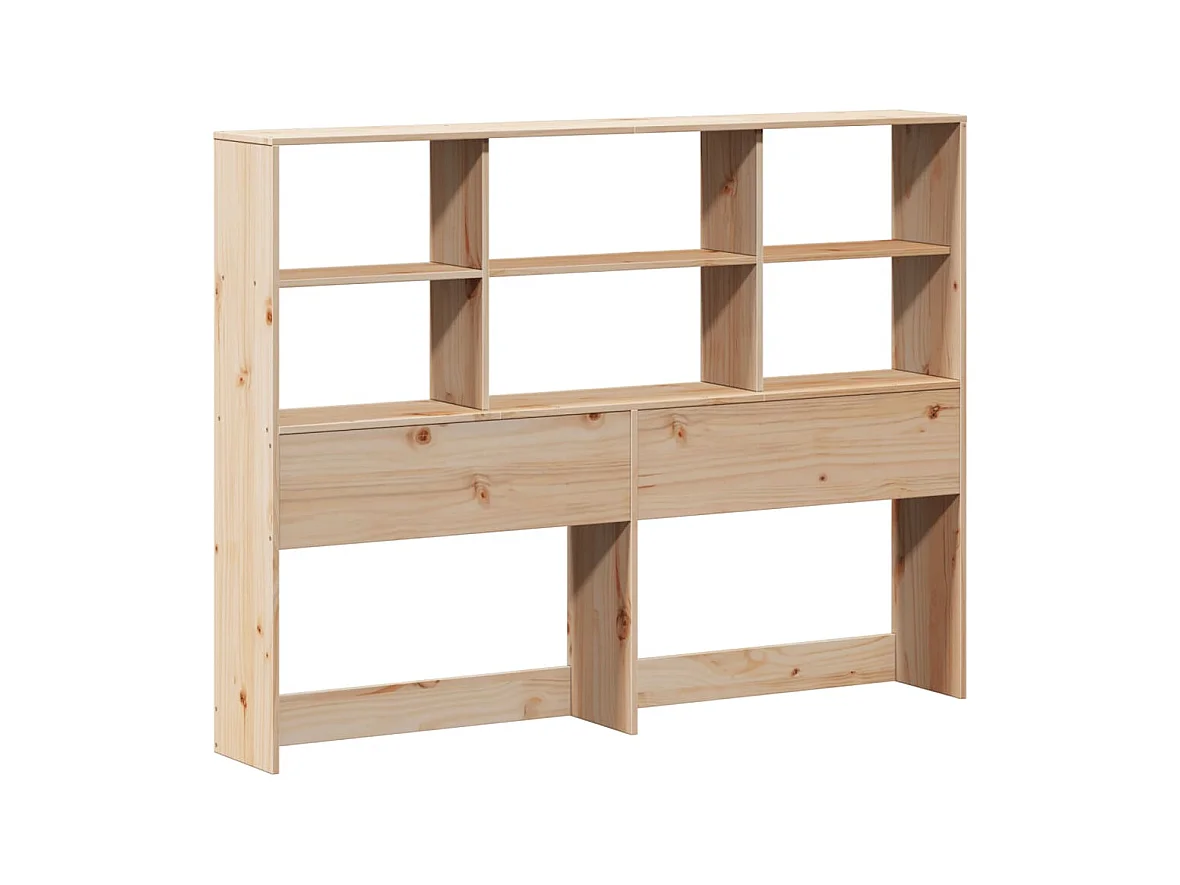 Cadre de lit sans matelas 140x200 cm bois massif de pin