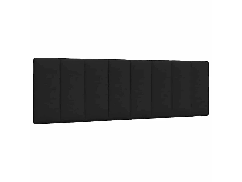 Lit avec matelas Hanko noir 160x200 cm tissu
