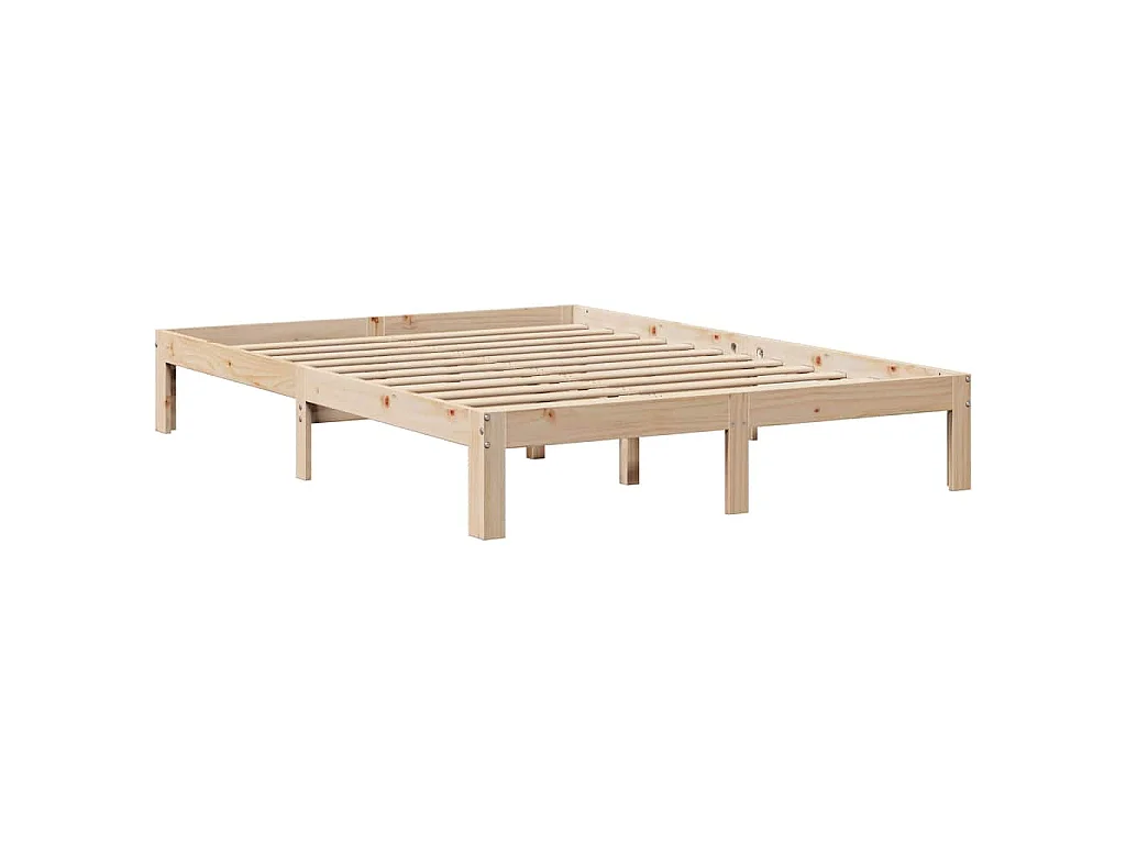 Giroletto con Cassetti 160x200 cm in Legno Massello di Pino