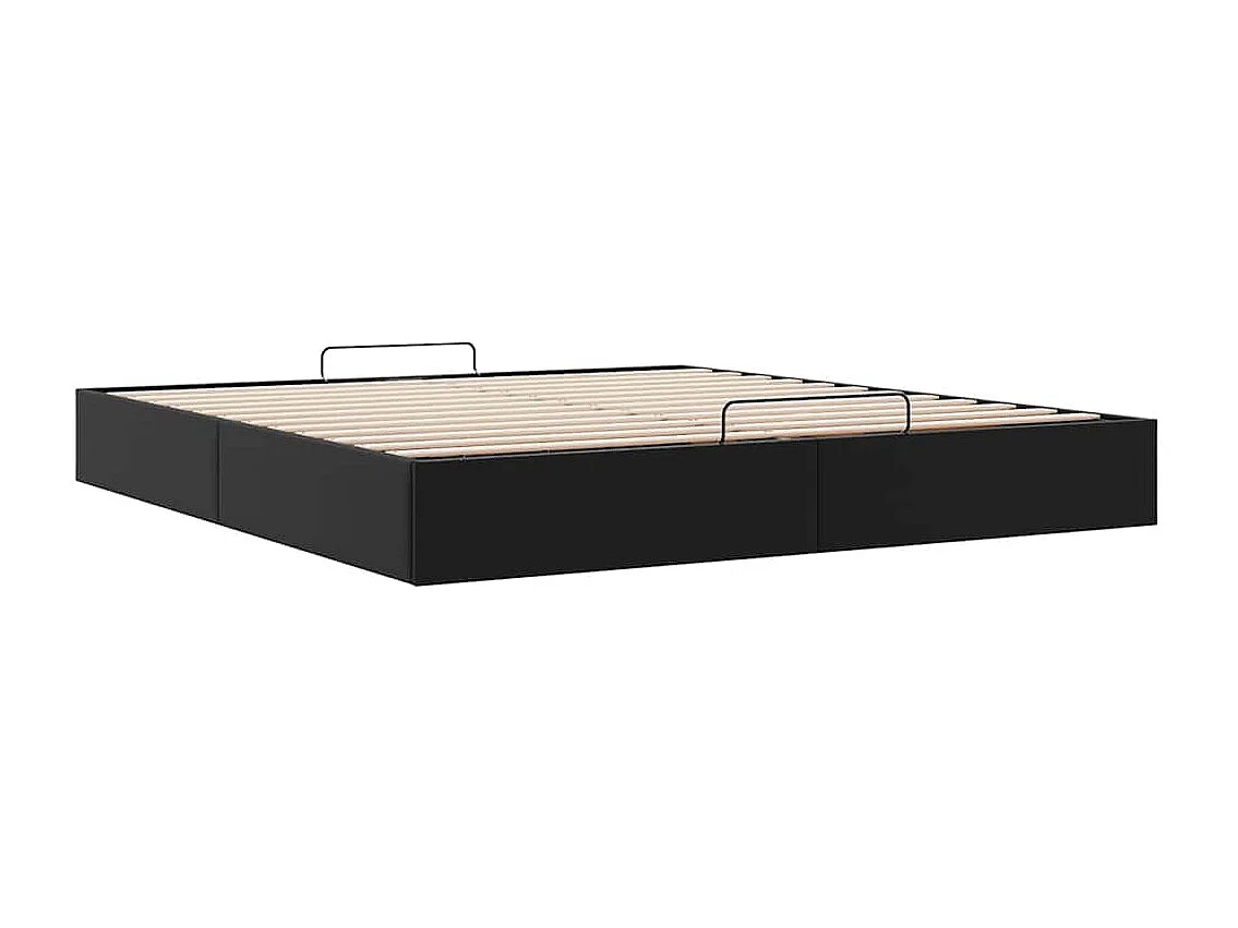 Bedframe zonder matras 180x200 cm kunstleer zwart