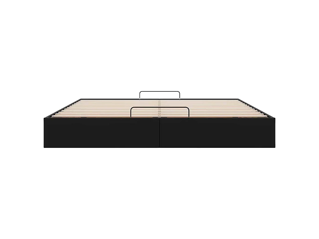Bedframe zonder matras 180x200 cm kunstleer zwart