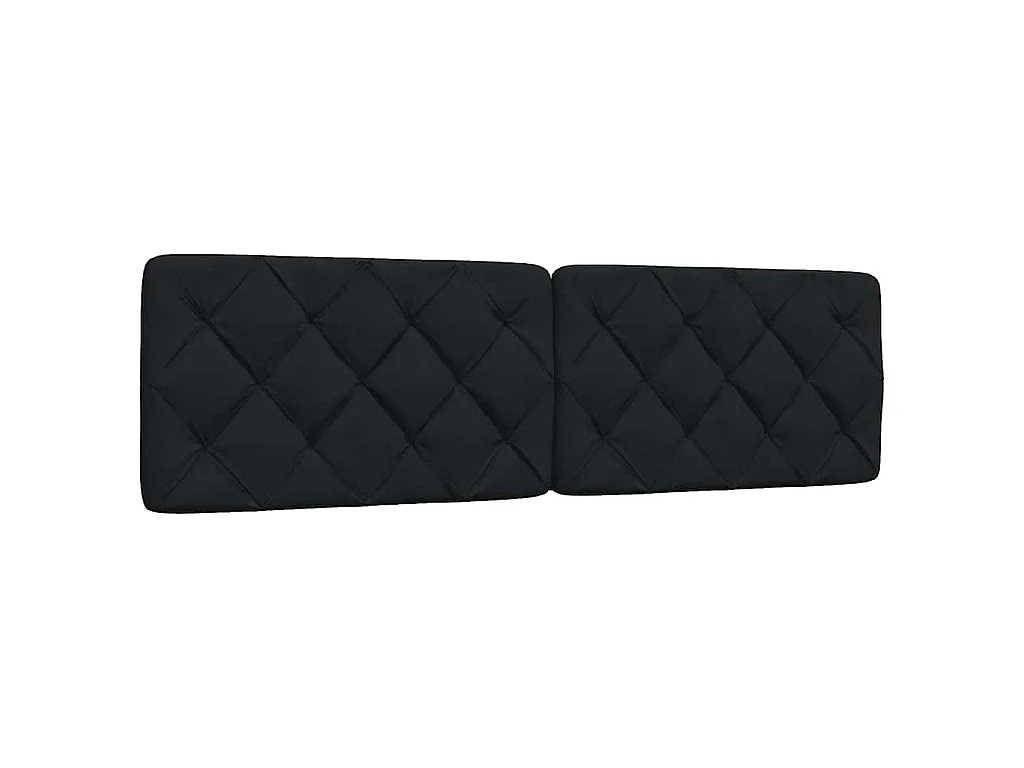 Lit avec matelas noir 180x200 cm tissu