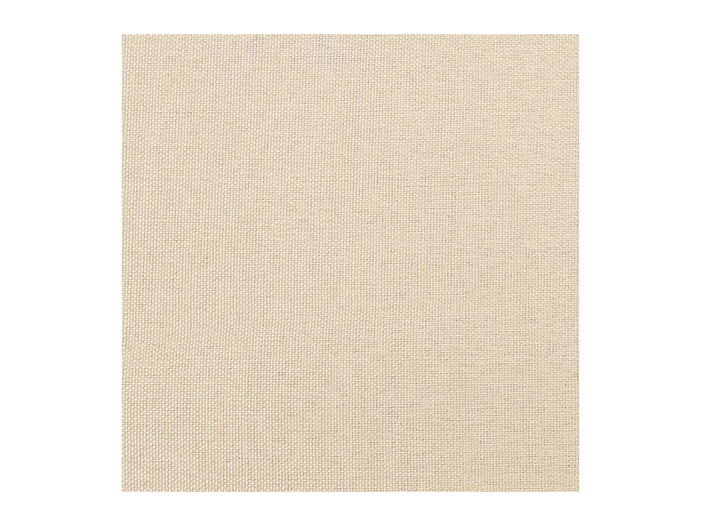 Bettgestell ohne Matratze Creme 140x200 cm Stoff