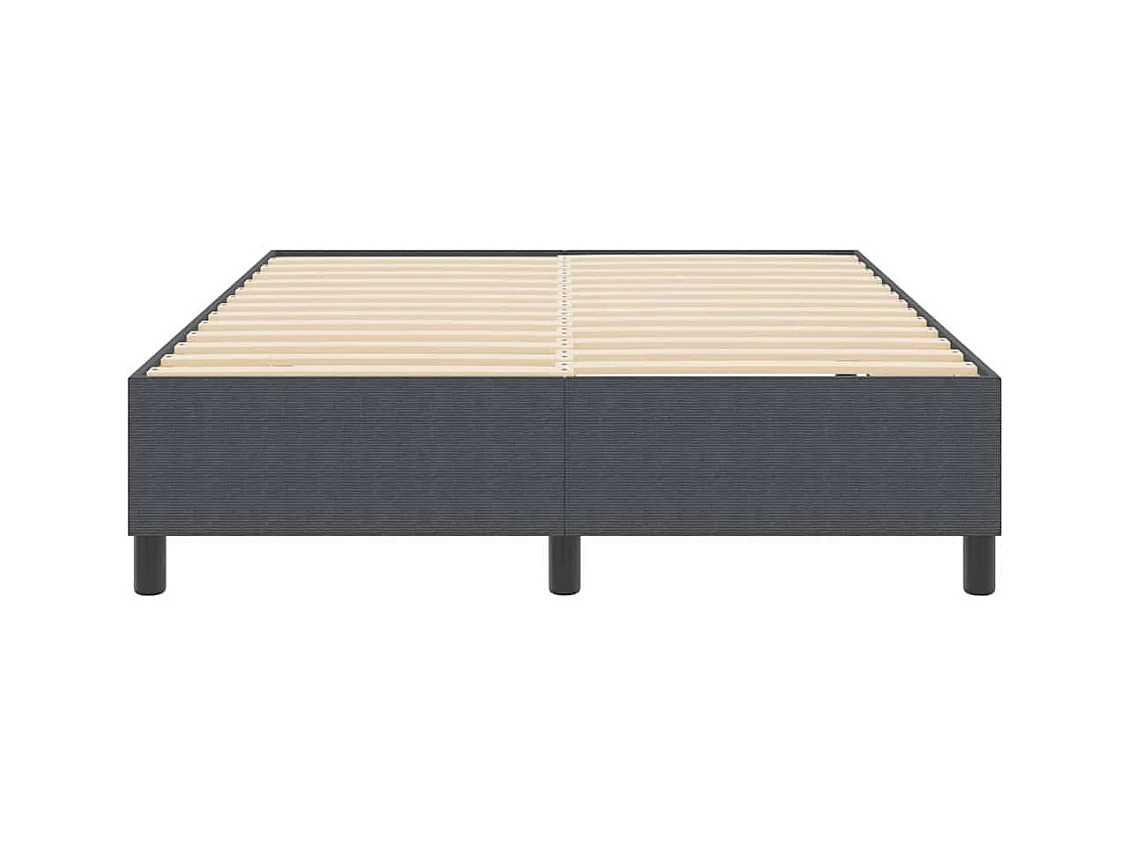 Letto a molle Grigio scuro 160 x 200 cm