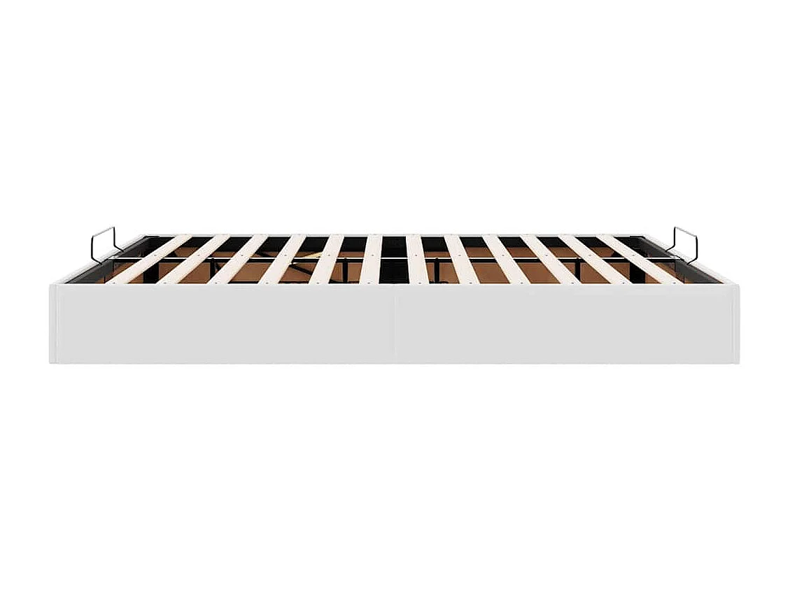 Estrutura de cama otomana sem colchão 180x200 cm branca